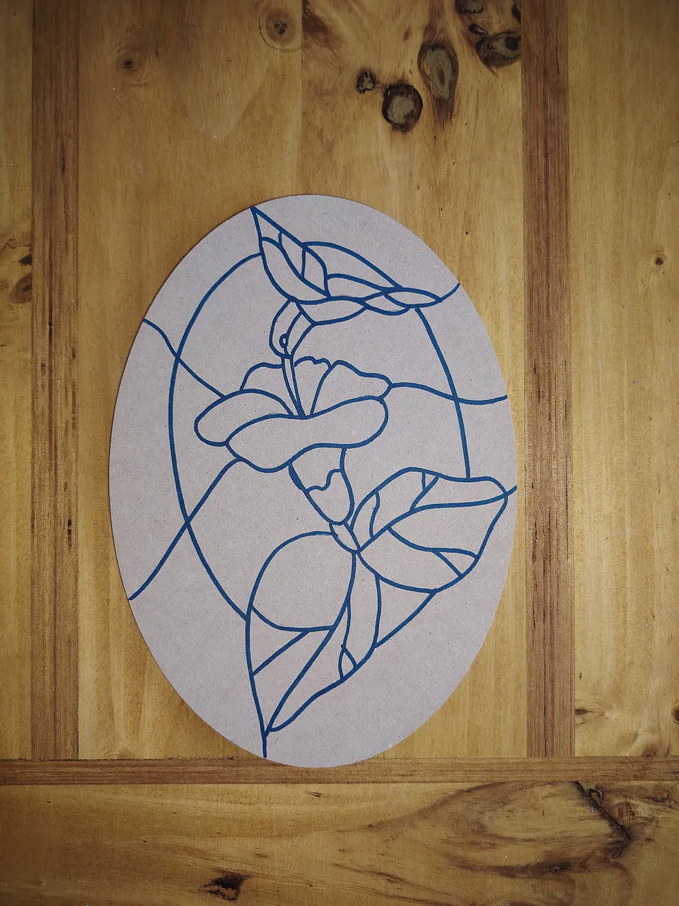 CIRCULO OVALADO COLIBRI FLOR 1