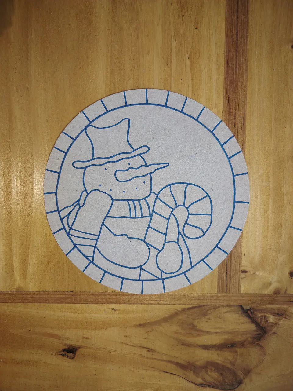 CIRCULO FIGURA MONO DE NIEVE 1
