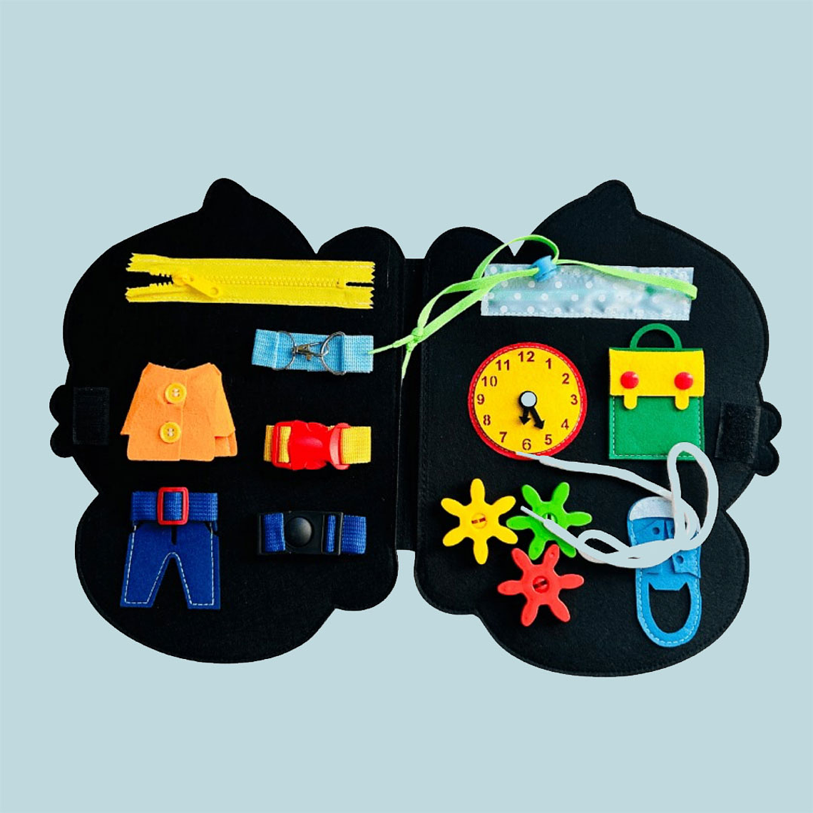 Maletín sensorial tablero de actividades 1