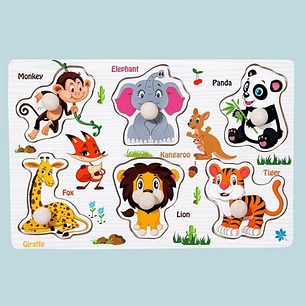 Rompecabezas encaje de animales