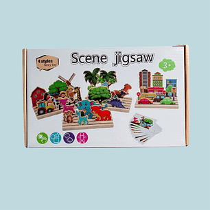 Puzzle escena entretenimiento