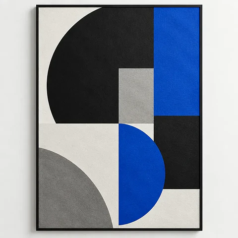 Ritmo Modular Nº 03 — póster de arte, 50 × 70 cm