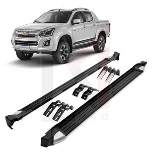 PISADERA ALUMINIO ORIGINAL BICOLOR CHEVROLET D-MAX 2017+