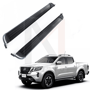 PISADERA ALUMINIO NEGRA NISSAN NP300 & NAVARA D23 
