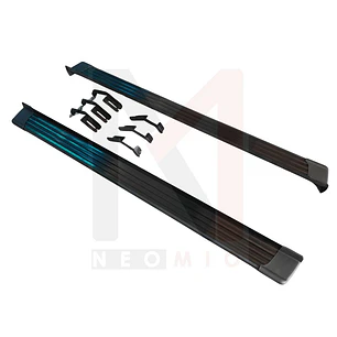 PISADERA ALUMINIO NEGRA NISSAN NP300 & NAVARA D23