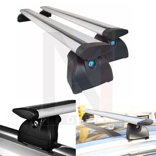 BARRA TRANSVERSAL UNIVERSAL CON RIEL PEGADO SILVER