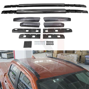 BARRA LATERALES DE ALUMINIO ORIGINAL MAZDA NEW BT50 2022+ GRIS OSCURO