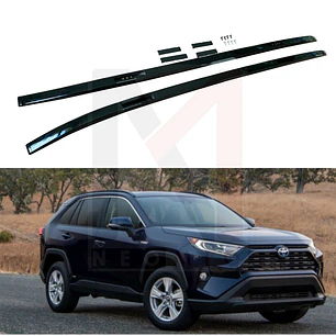 BARRA LATERALES ORIGINAL TOYOTA NEW RAV4 2019-2024 NEGRO
