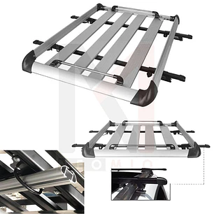 PARRILLA DE ALUMINIO UNIVERSAL C/ BARRA & GANCHO U SILVER
