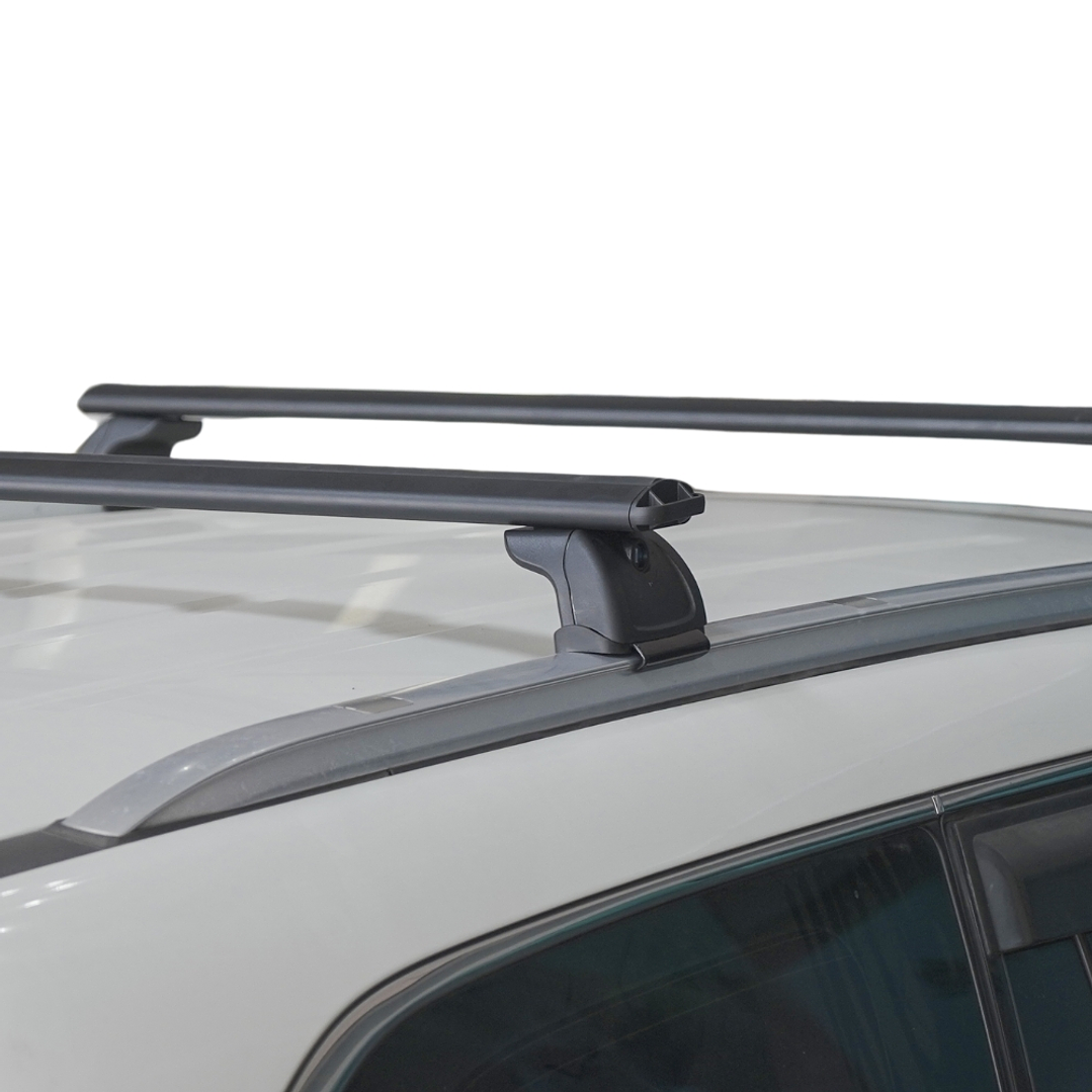 BARRA TRANSVERSAL UNIVERSAL PARA RIEL PEGADO AL TECHO PREMIUM NEGRO 2