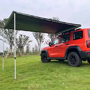 TOLDO LATERAL DE CAMPING IMPERMEABLE NEGRO