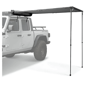 TOLDO LATERAL IMPERMEABLE CON ALUMINIO BOX NEGRO