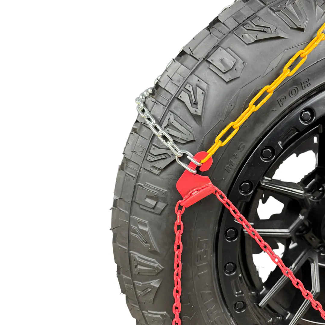 SET CADENA NIEVE ACERO KN100 16MM ARO 15 AL 22 6