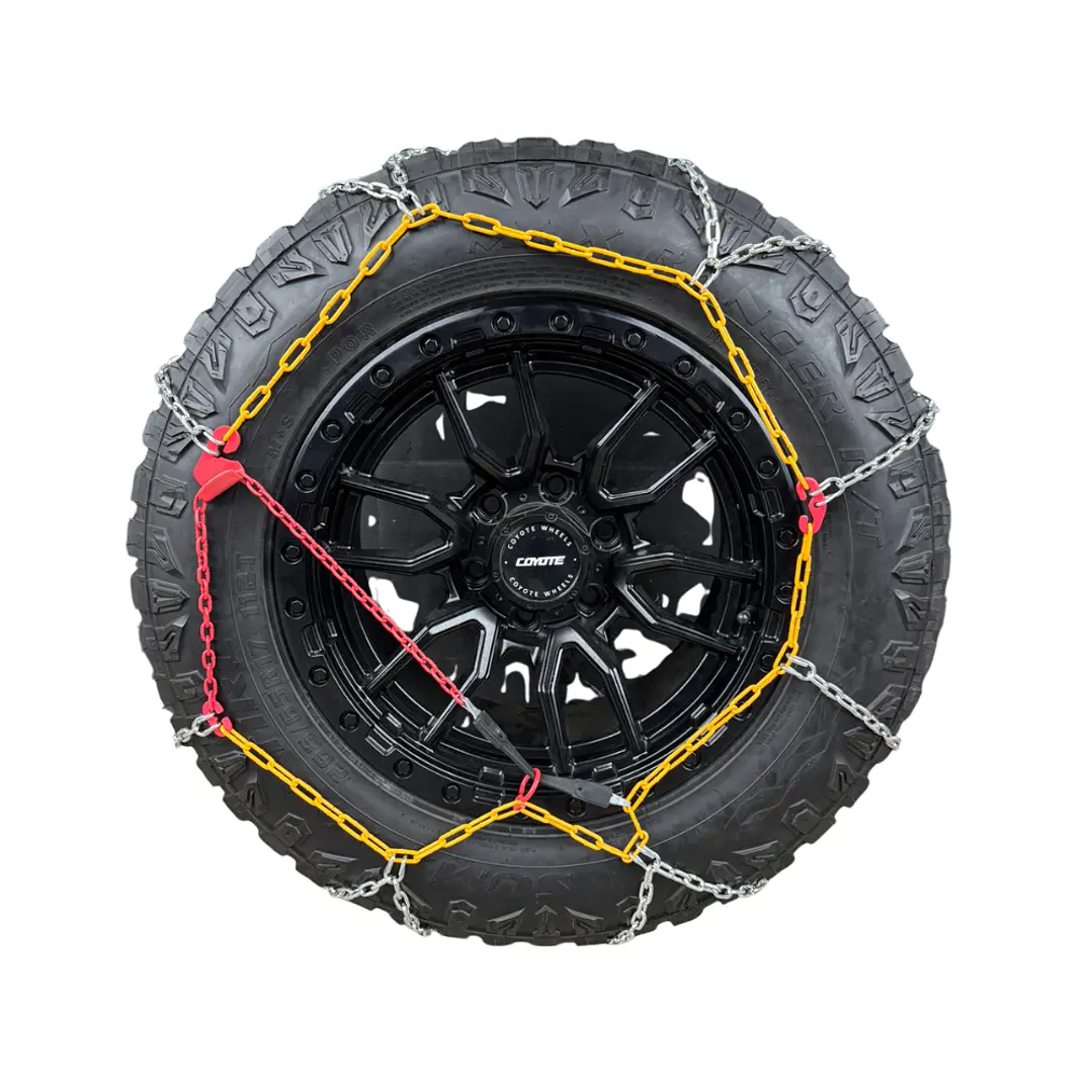 SET CADENA NIEVE ACERO KN120 12MM ARO 15 AL 20 1