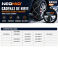 SET CADENA NIEVE ACERO KN120 12MM ARO 15 AL 20 - Miniatura 2