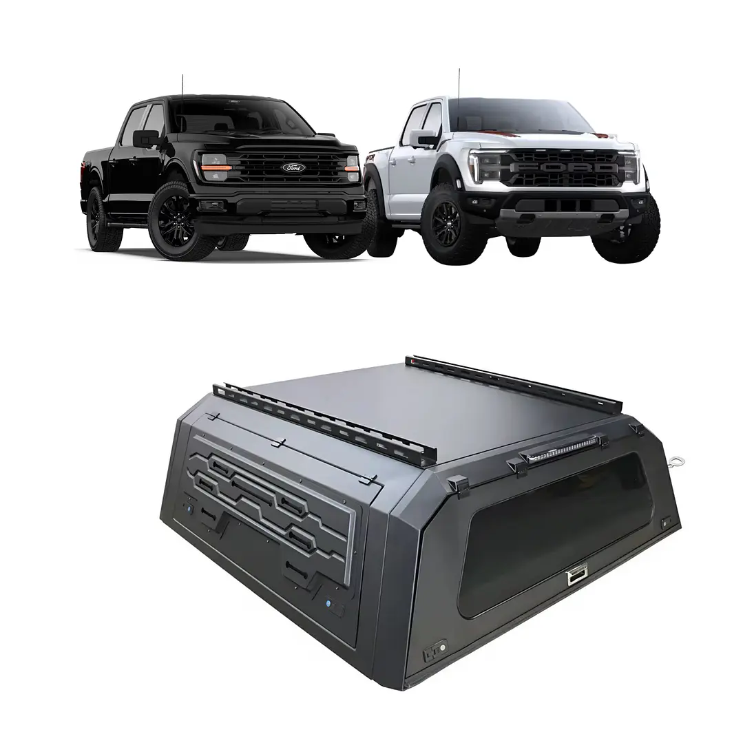 CUPULA WORK STEEL CANOPY FORD F150 2016+ NEGRO 1