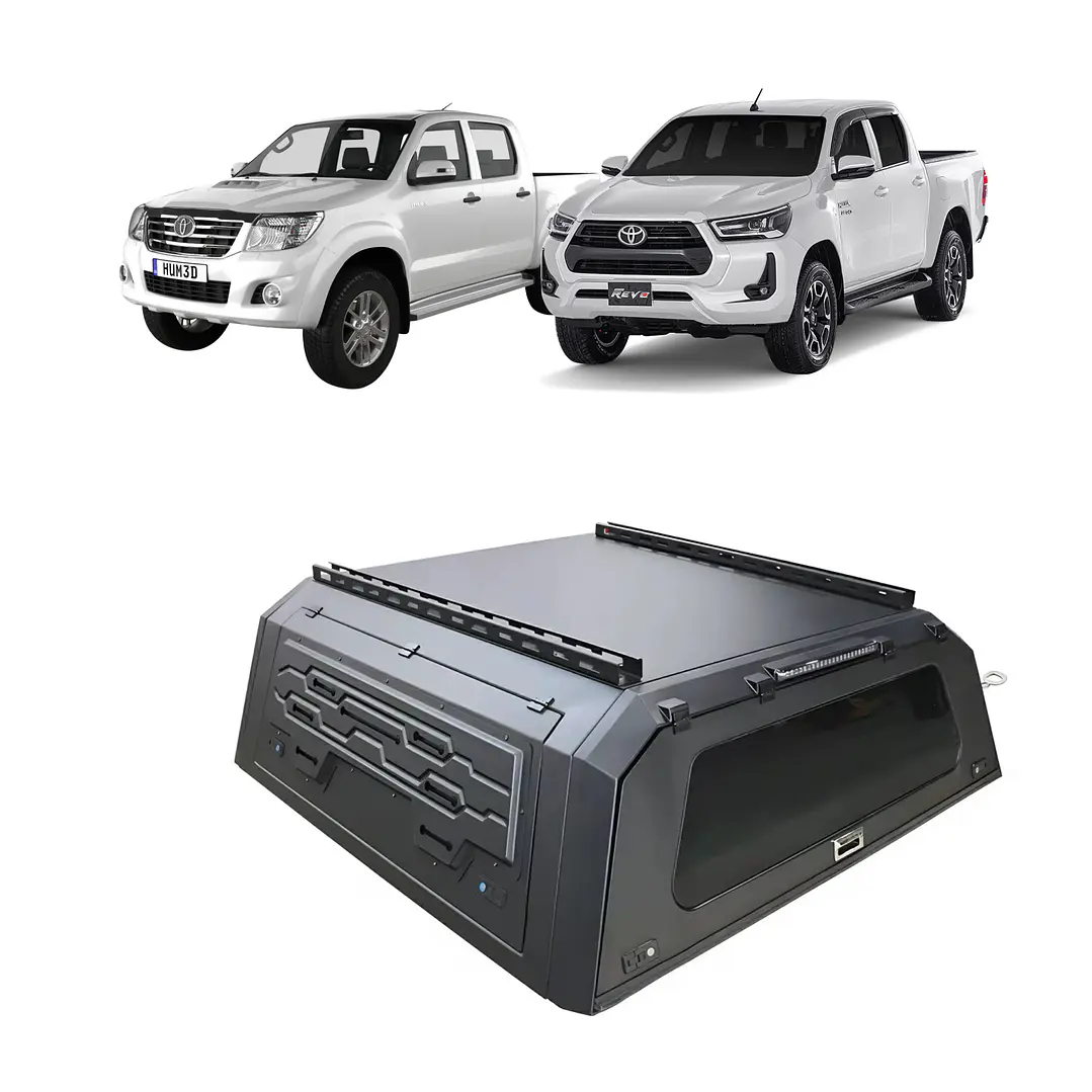 CUPULA WORK STEEL CANOPY HILUX REVO 2016+ NEGRO 1