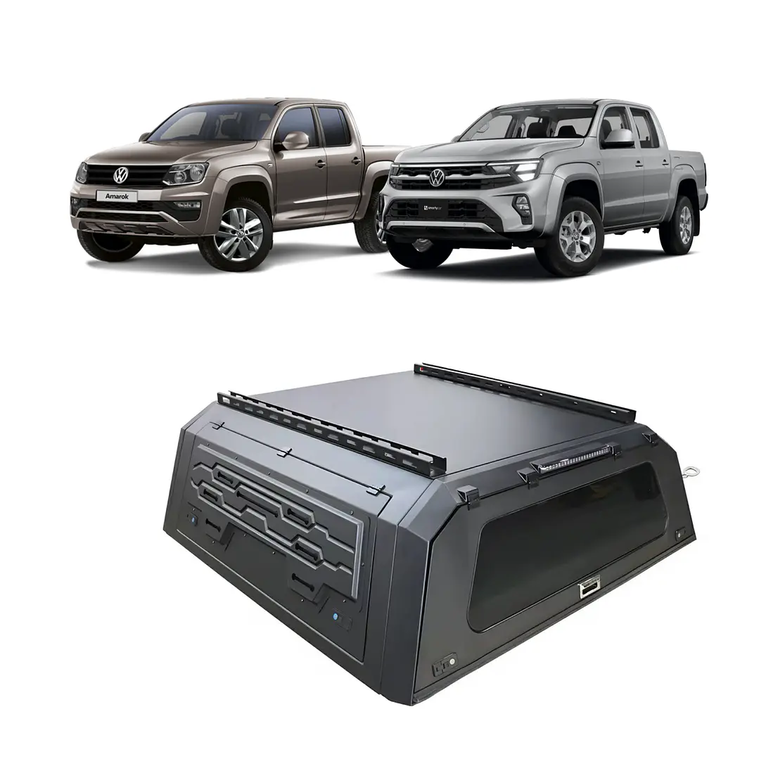 CUPULA WORK STEEL CANOPY VOLKSWAGON AMAROK 2011+ NEGRO 1