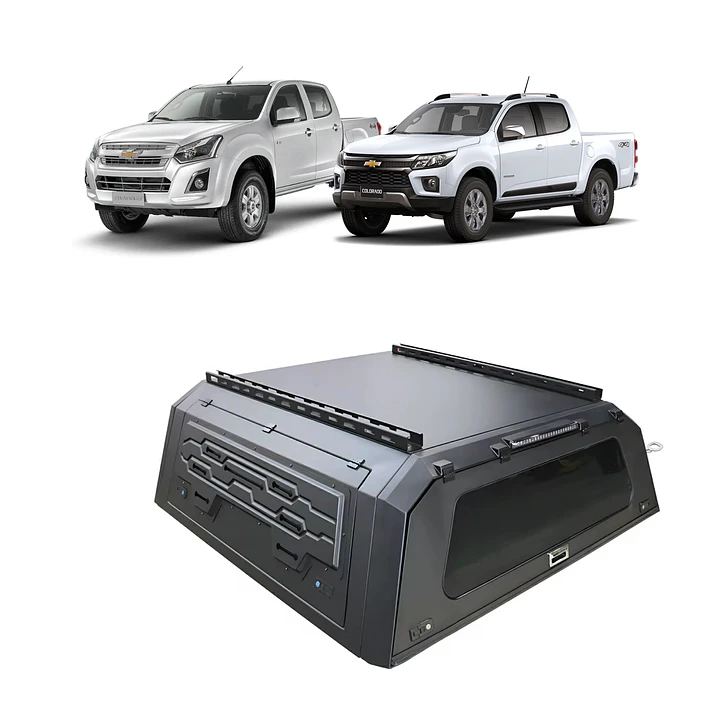CUPULA WORK STEEL CANOPY CHEVROLET DMAX 2017-2021 NEGRO 1