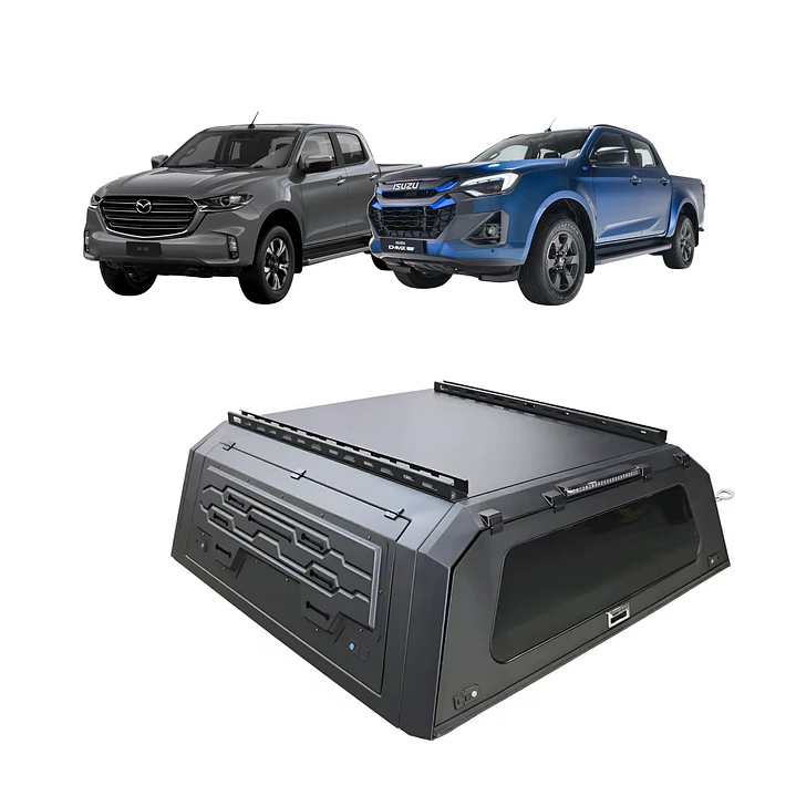 CUPULA WORK STEEL CANOPY ISUZU DMAX 2026+ NEGRO 1
