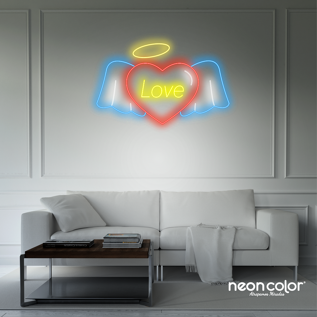 Corazón Cupido Ángel 1