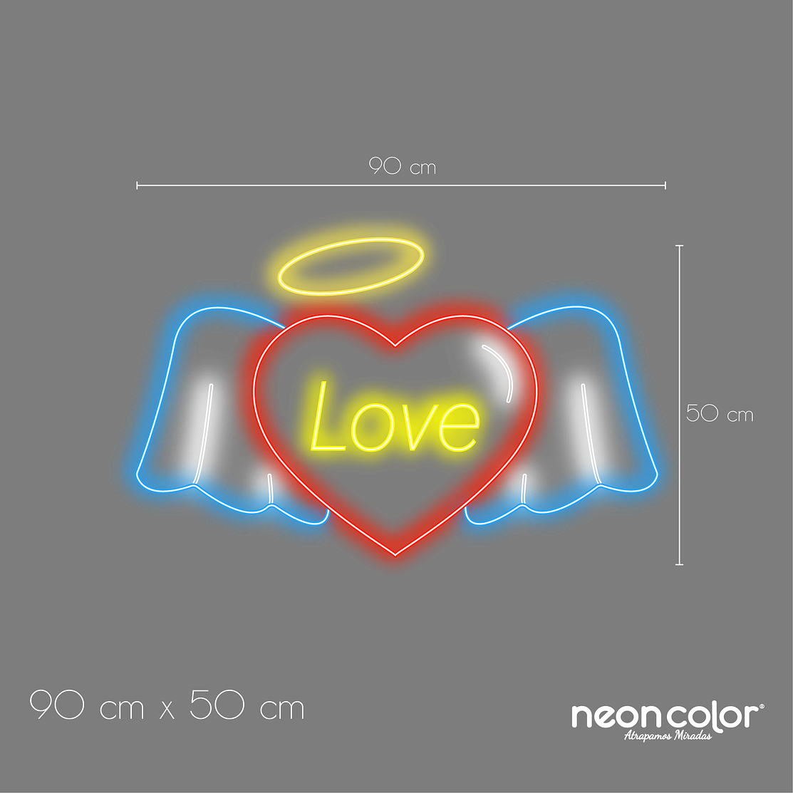 Corazón Cupido Ángel 2