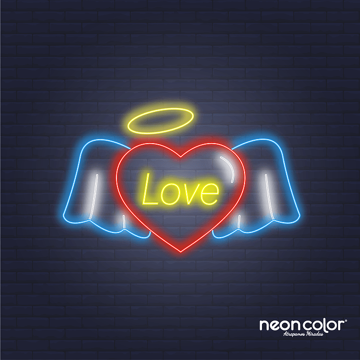 Corazón Cupido Ángel 3