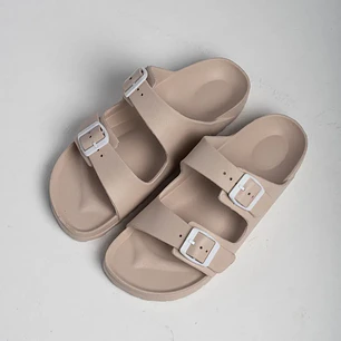 Sandalias Playeras de Doble Hebilla en EVA