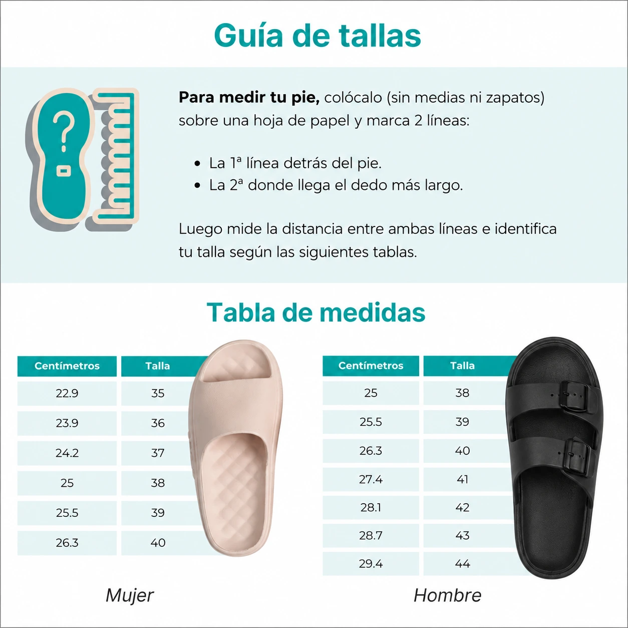 Sandalias Playeras Tres Puntadas en EVA 5
