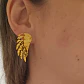 Aretes Hoja Dorada en Cascada - Miniatura 2