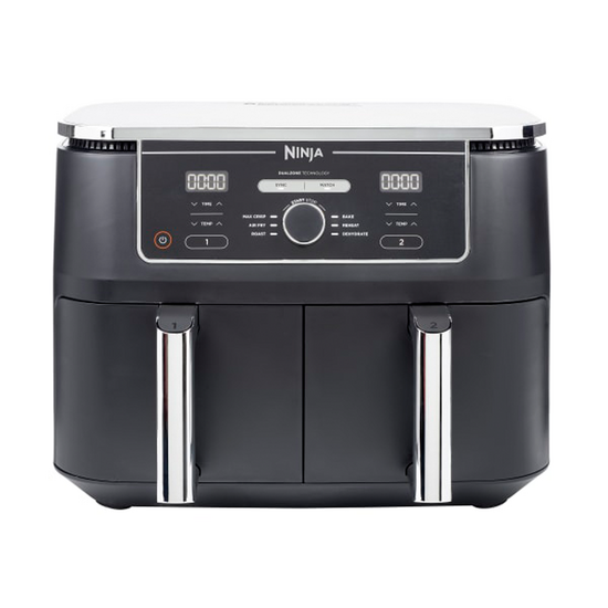 Ninja - Ninja AF400EU Double Air Fryer 9.5 L Freestanding 2470 W Hot Air Black 1
