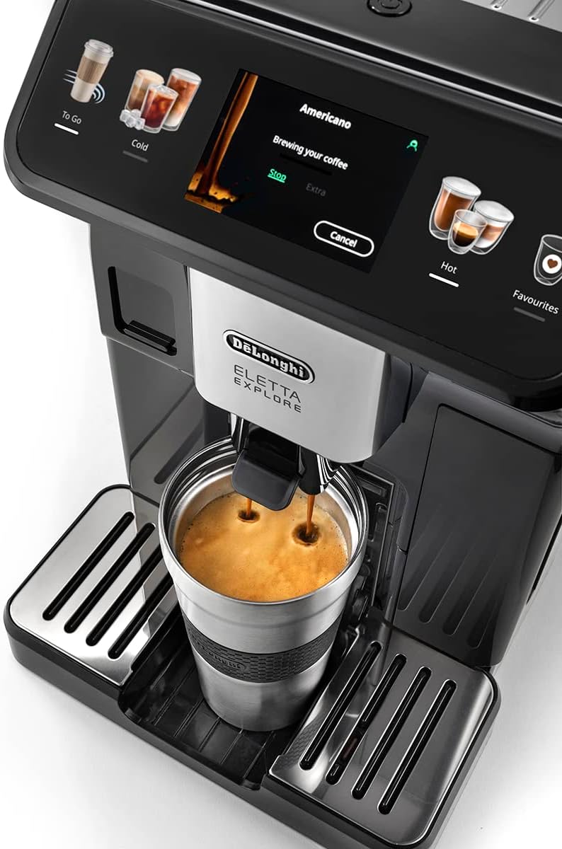 De'Longhi - De'Longhi ECAM450.55.G Eletta Explore Automatic Coffee Machine 1.8 L Black 2