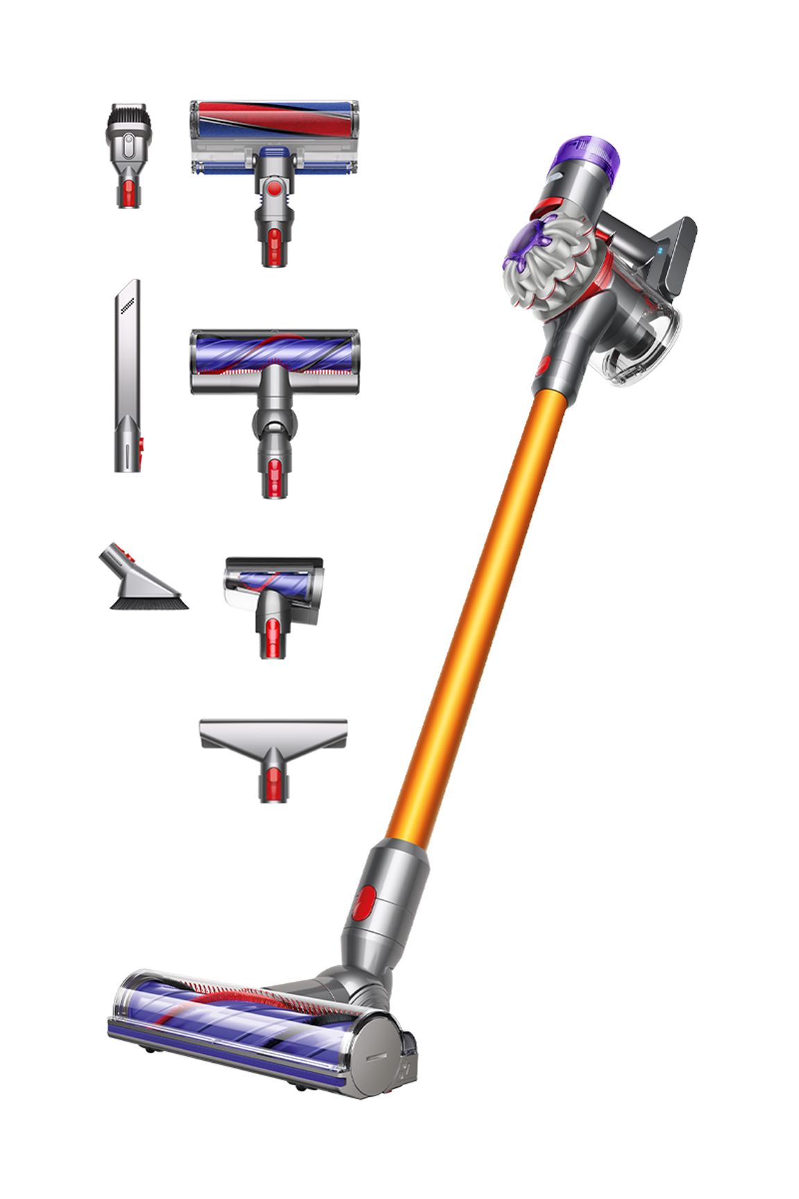 Dyson - Dyson V8 Advanced 2-in-1 Stick Vacuum Cleaner, Cordless, Bagless, Nickel, Silver 1