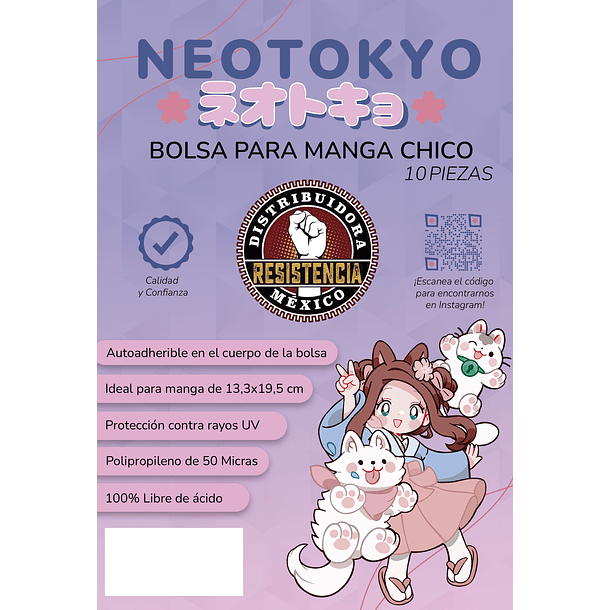 Bolsa Para Manga Chicos ( 10 Unidades ) 