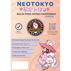 Bolsa Para Manga Kanzenban Lujo ( 10 Unidades) 
