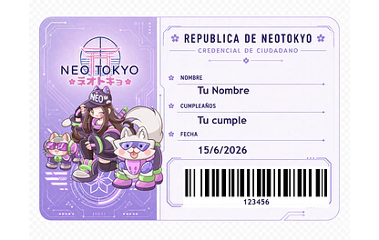 Neo Pasaporte Neotokyo ♥