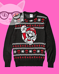 Ugly Sweater Mario Black