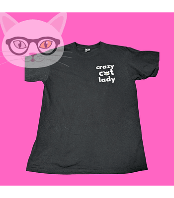 Playera Crazy Cat Lady