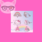Aretes Rainbow, My Melody y Hello Kitty - Miniatura 2