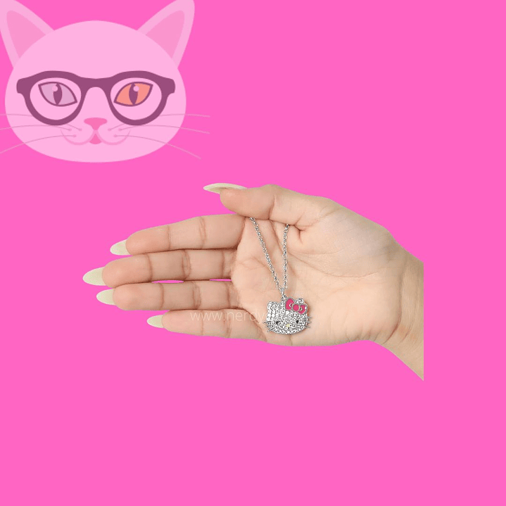 Collar Cristal Hello Kitty 4
