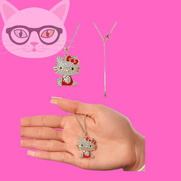 Collar Esmaltado Hello Kitty 4