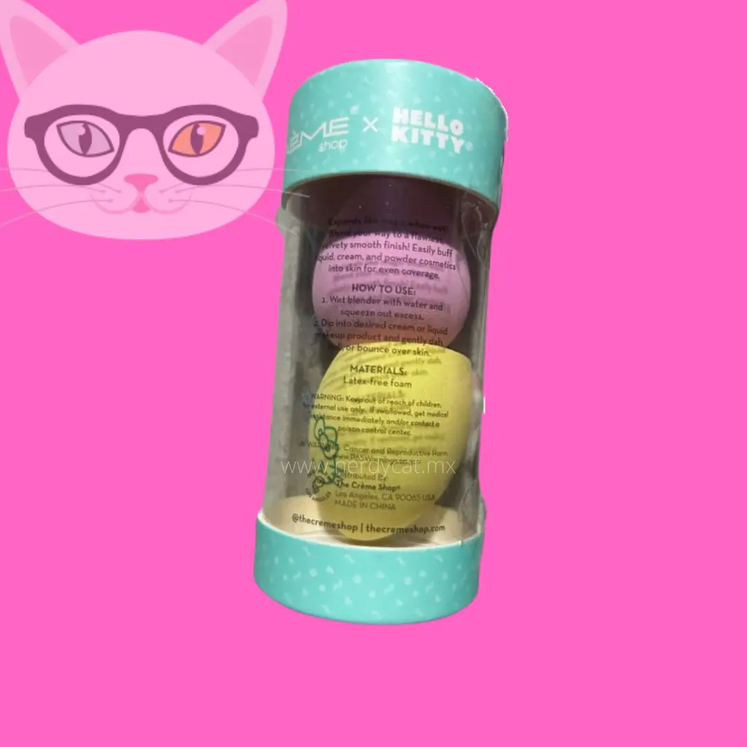 Esponjas De Maquillaje The Crème Shop Hello Kitty 2