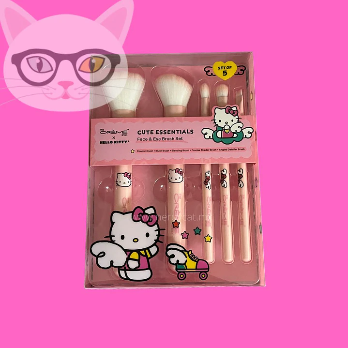 Set de 5 brochas Maquillaje The Crème Shop Hello Kitty 1