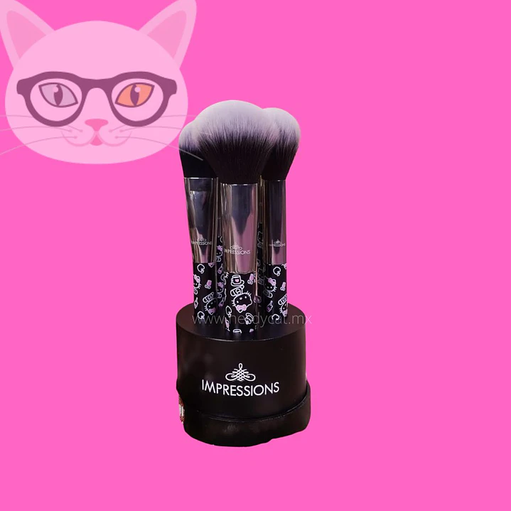 Set de 6 brochas de maquillaje Impressions Vanity Hello Kitty 3