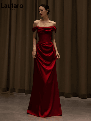 Vestido de Satén Elegante 