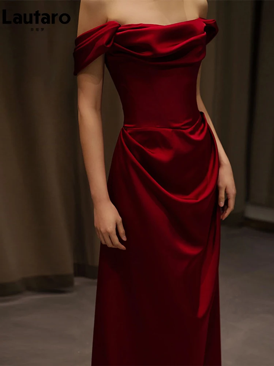 Vestido de Satén Elegante  2