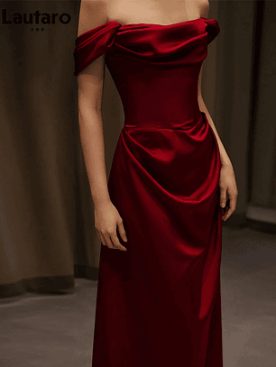 Vestido de Satén Elegante 