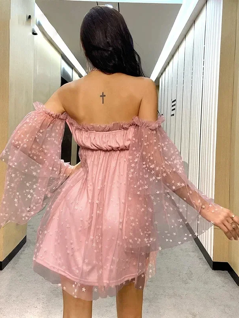 Vestido de sirena sexy DIY sexy ajustado brillante 3