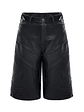 Pantalones cortos de piel sintética negra - Miniatura 6