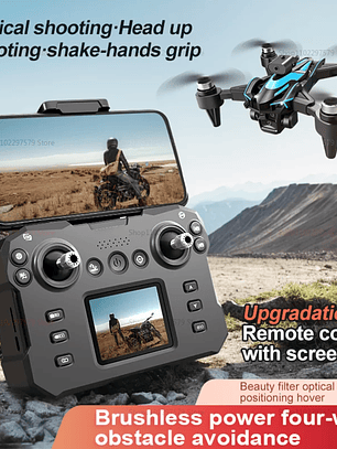 Minidron profesional K12 Max con cámara HD 8K, sistema de detección de obstáculos